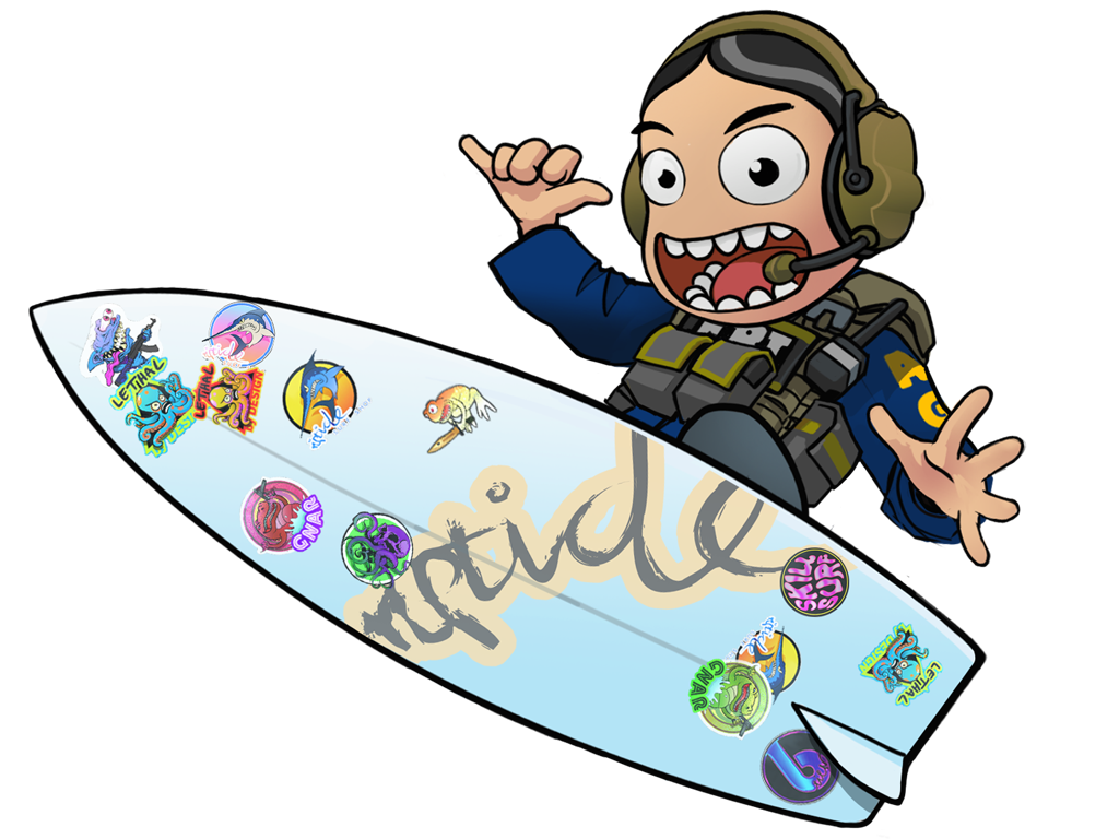 Riptide Surf Shop Sticker Collection image