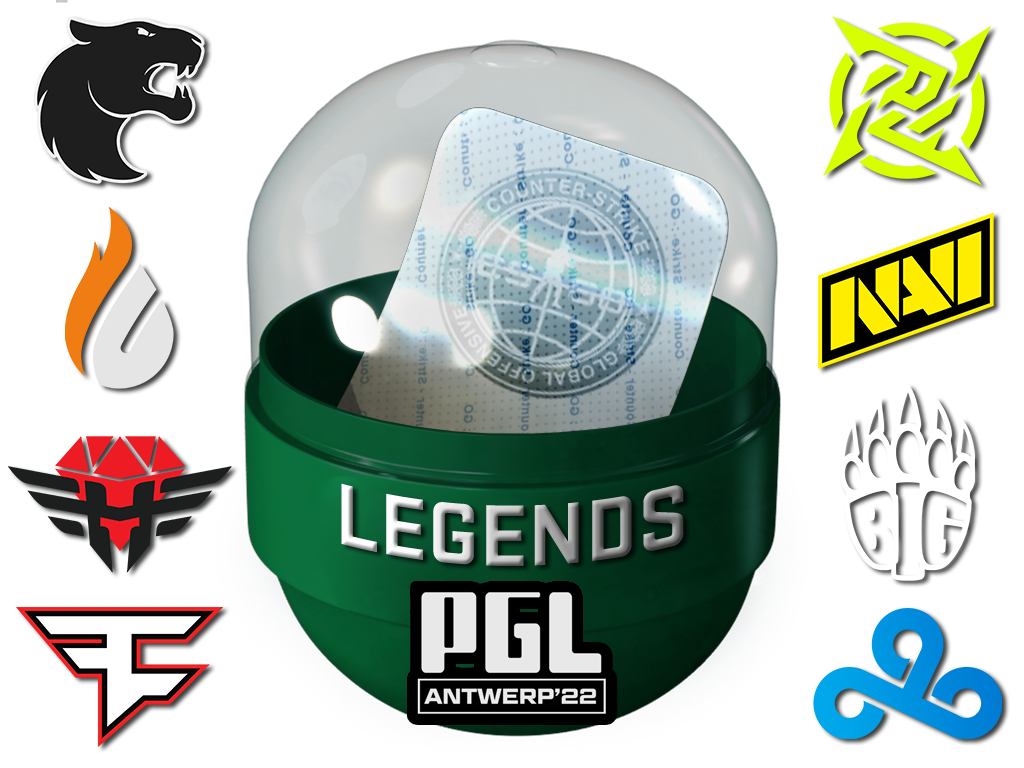 Antwerp 2022 Legends Sticker Capsule image